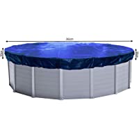 Los mejores  - QUICK STAR Cubierta de piscina de invierno redonda 200g - m² para piscina 320 - 366 cm Dimensiones de lona ø 420 cm Azul